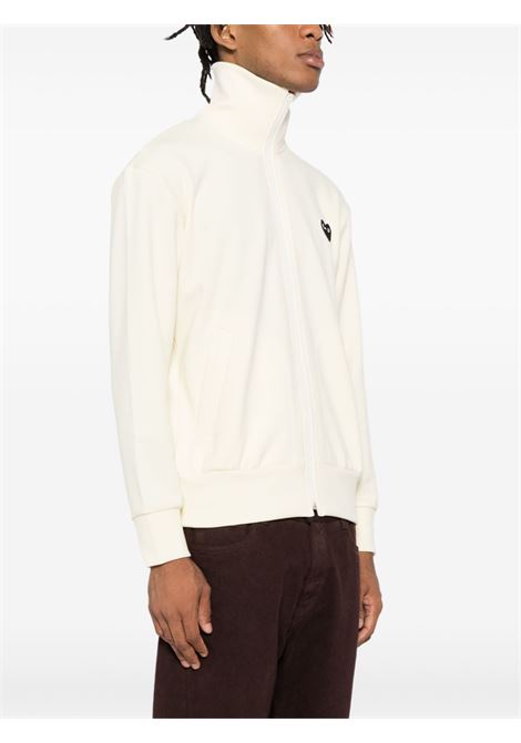 zipped sweatshirt unisex ivory COMME DES GARÇONS PLAY | AX-T256-0513